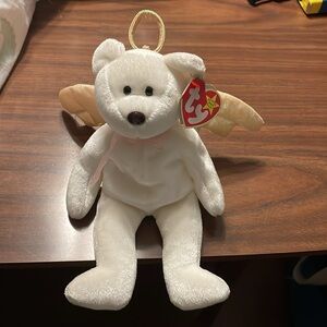 Vintage 1998 Ty Beanie Babies Halo The Angel Bear